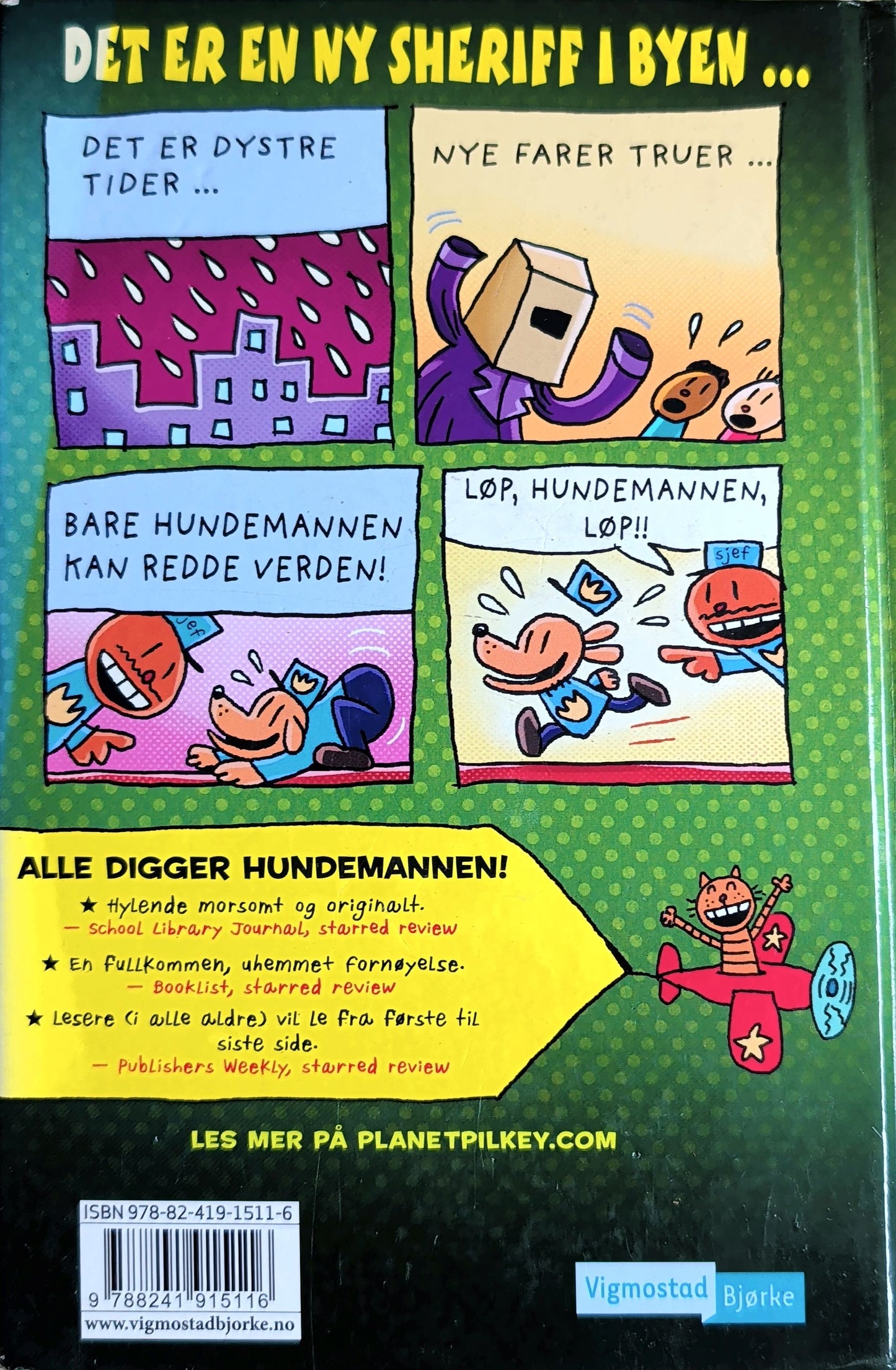 Hundemannen 2 - Hundemannen i fri dressur, brukte bøker av Dav Pilkey