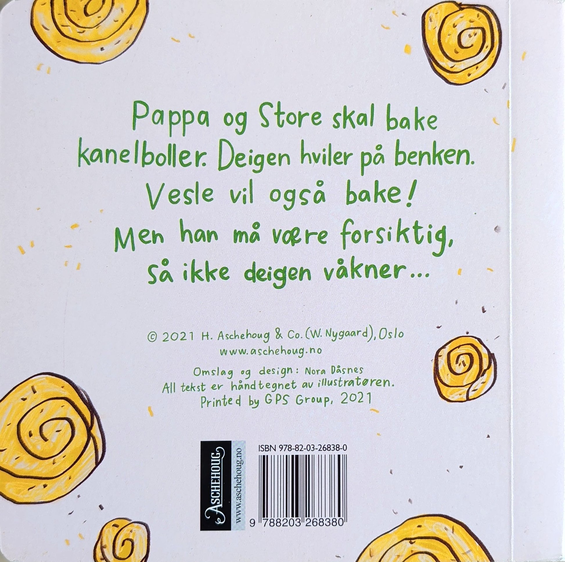 Vesle vil også bake, brukte bøker av Hannah Mileman og Nora Dåsnes