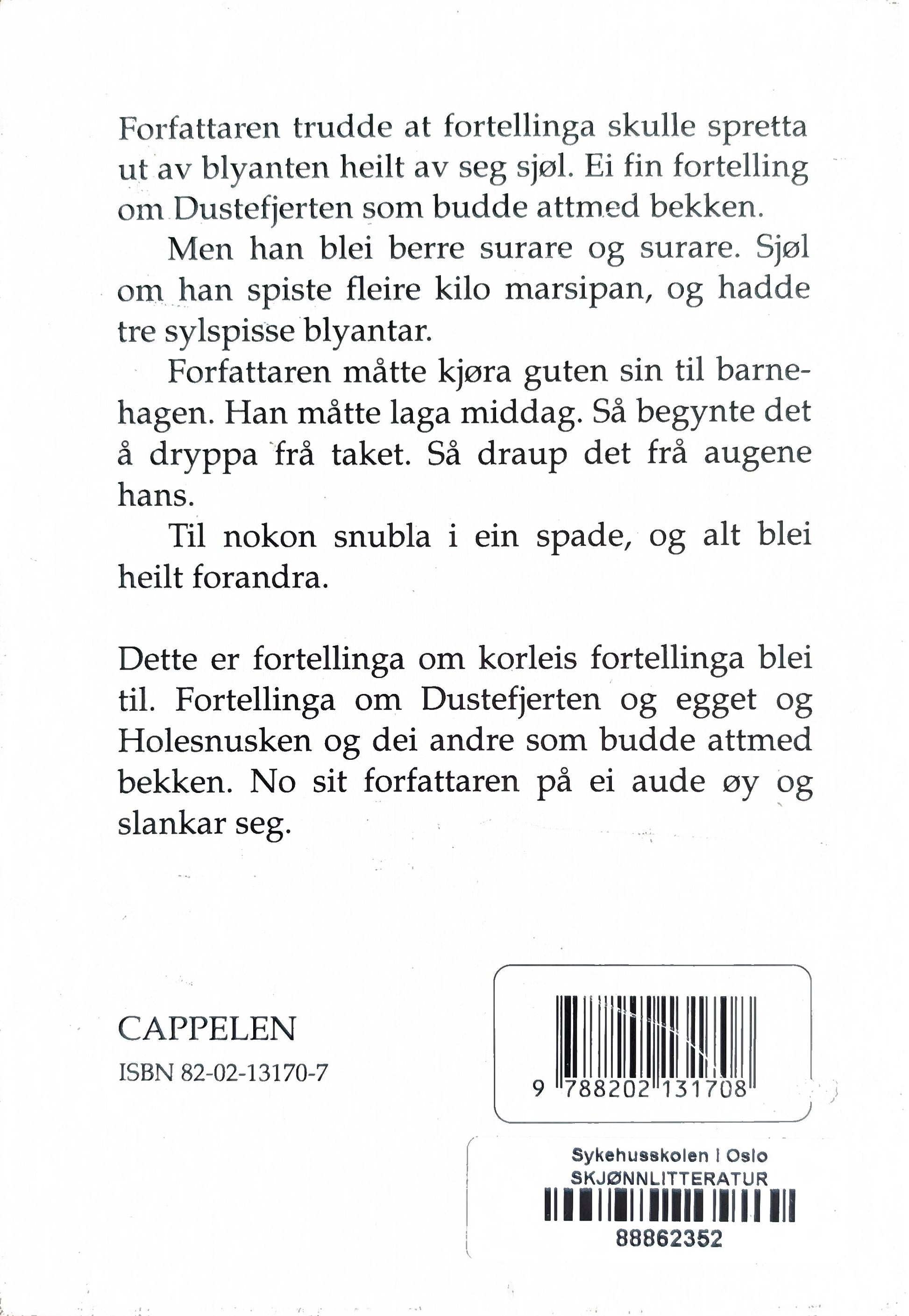 Dustefjerten. Brukte bøker av Rune Belsvik hos Inventaret