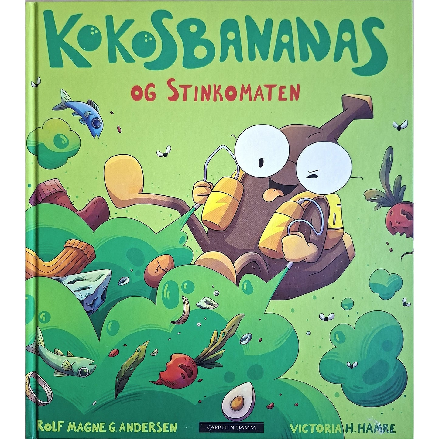 Brukte barnebøker av Rolf Magne G. Andersen: Kokosbananas og stinkomaten