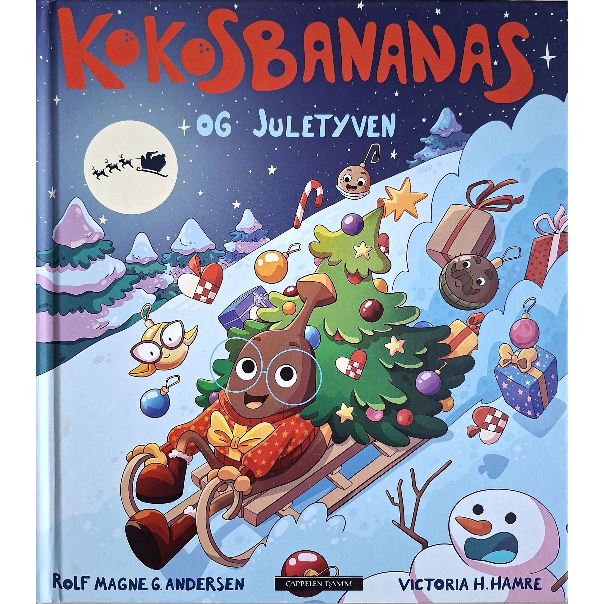 Brukte barnebøker av Rolf Magne G. Andersen: Kokosbananas og juletyven
