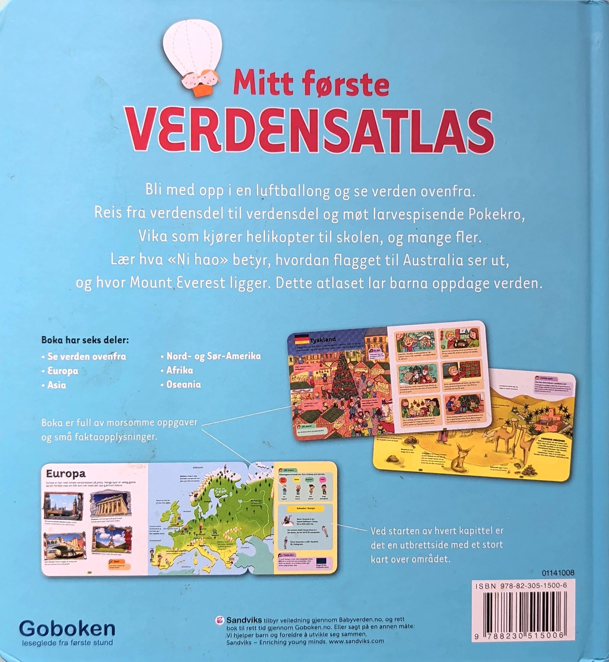 Mitt første verdensatlas - brukte faktabøker for barn hos Inventaret