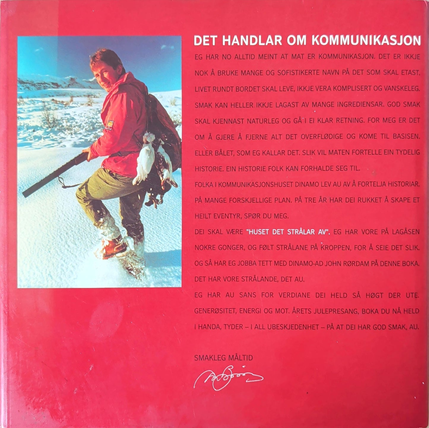 Tid til overs. Matfilosofi fra Vianvang. Brukt kokebok av Arne Brimi. 