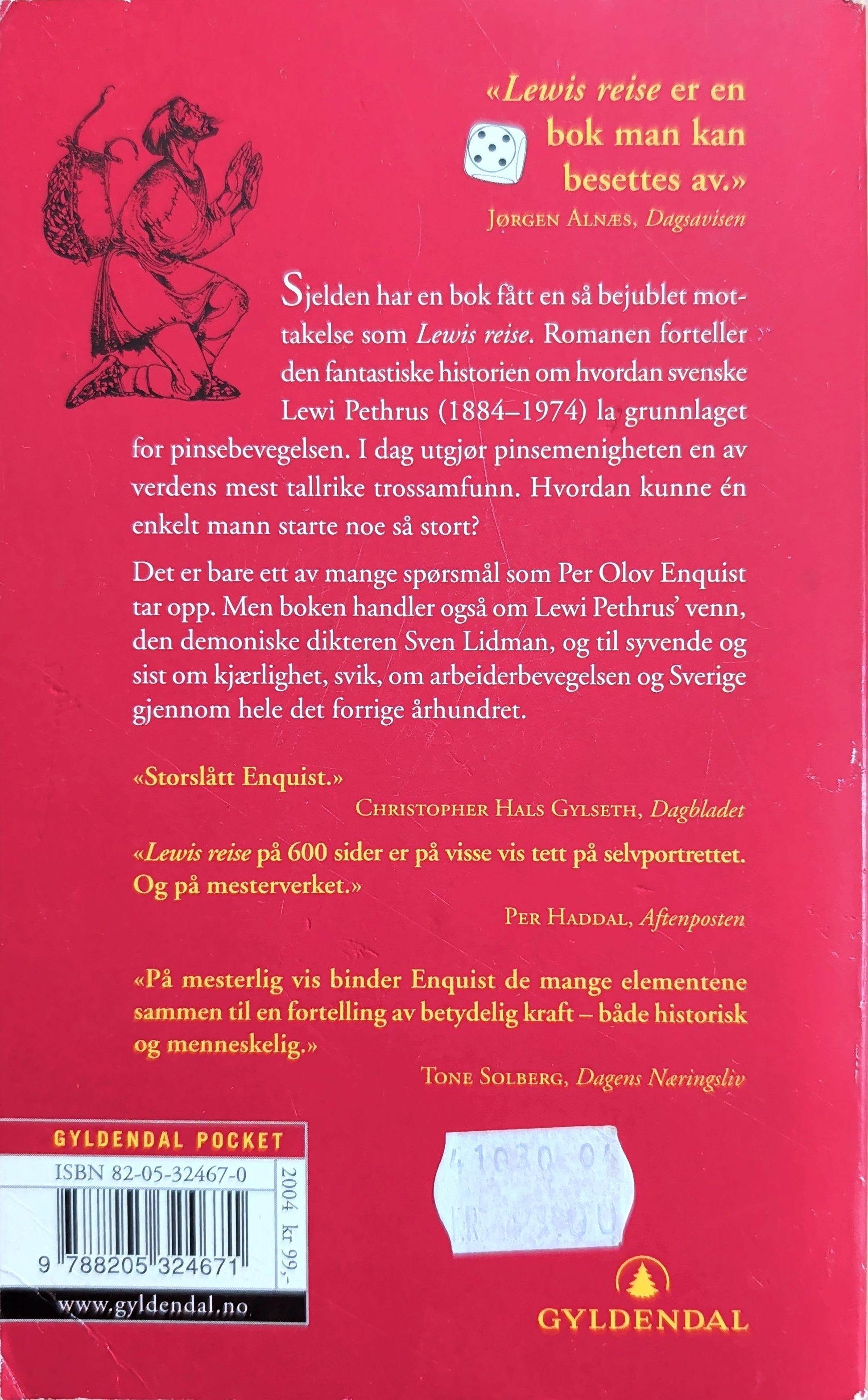 Lewis reise, brukte bøker av Per Olov Enquist hos Inventaret