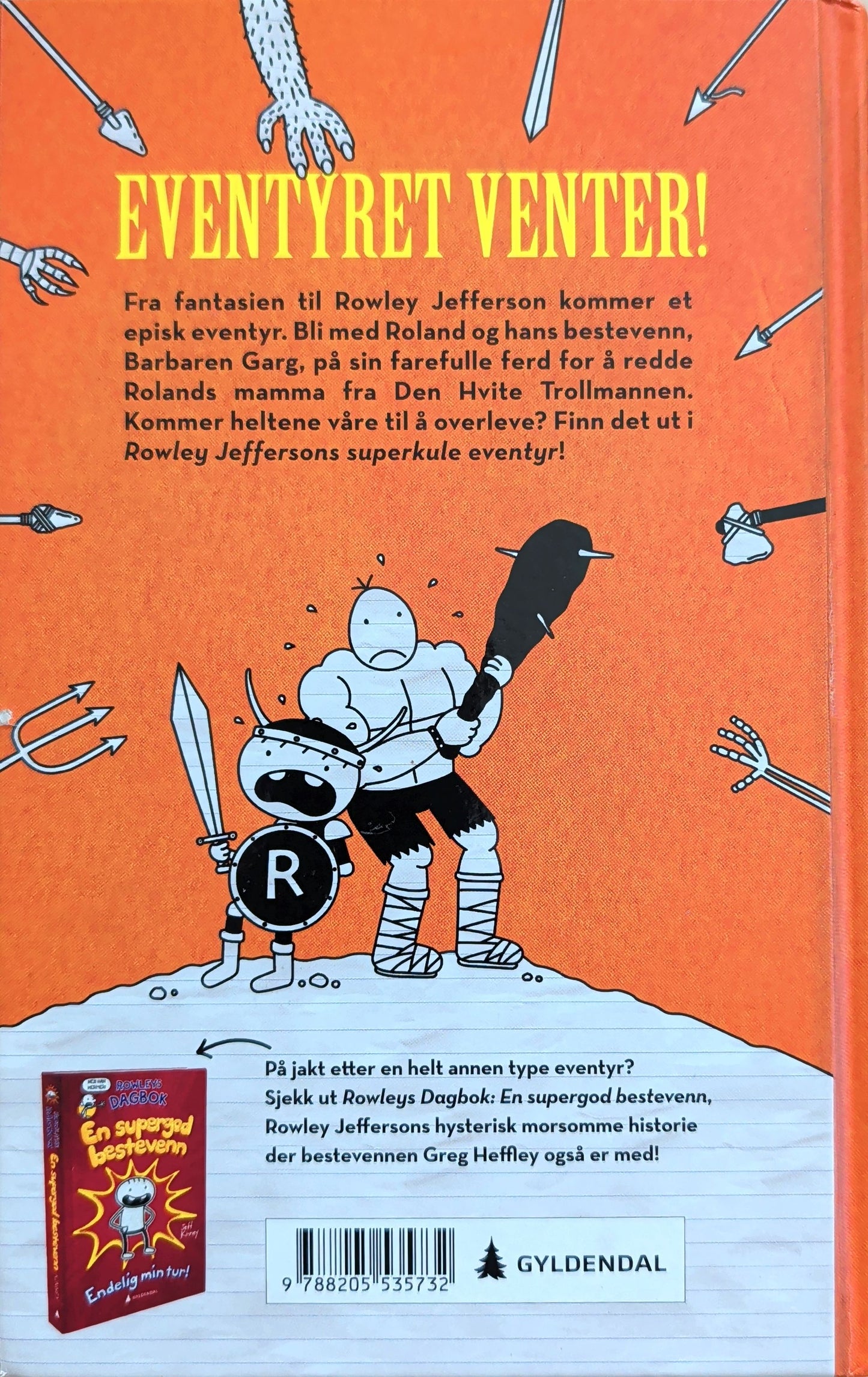 Rodney Jeffersons superkule eventyr. Brukte bøker av Jeff Kinney