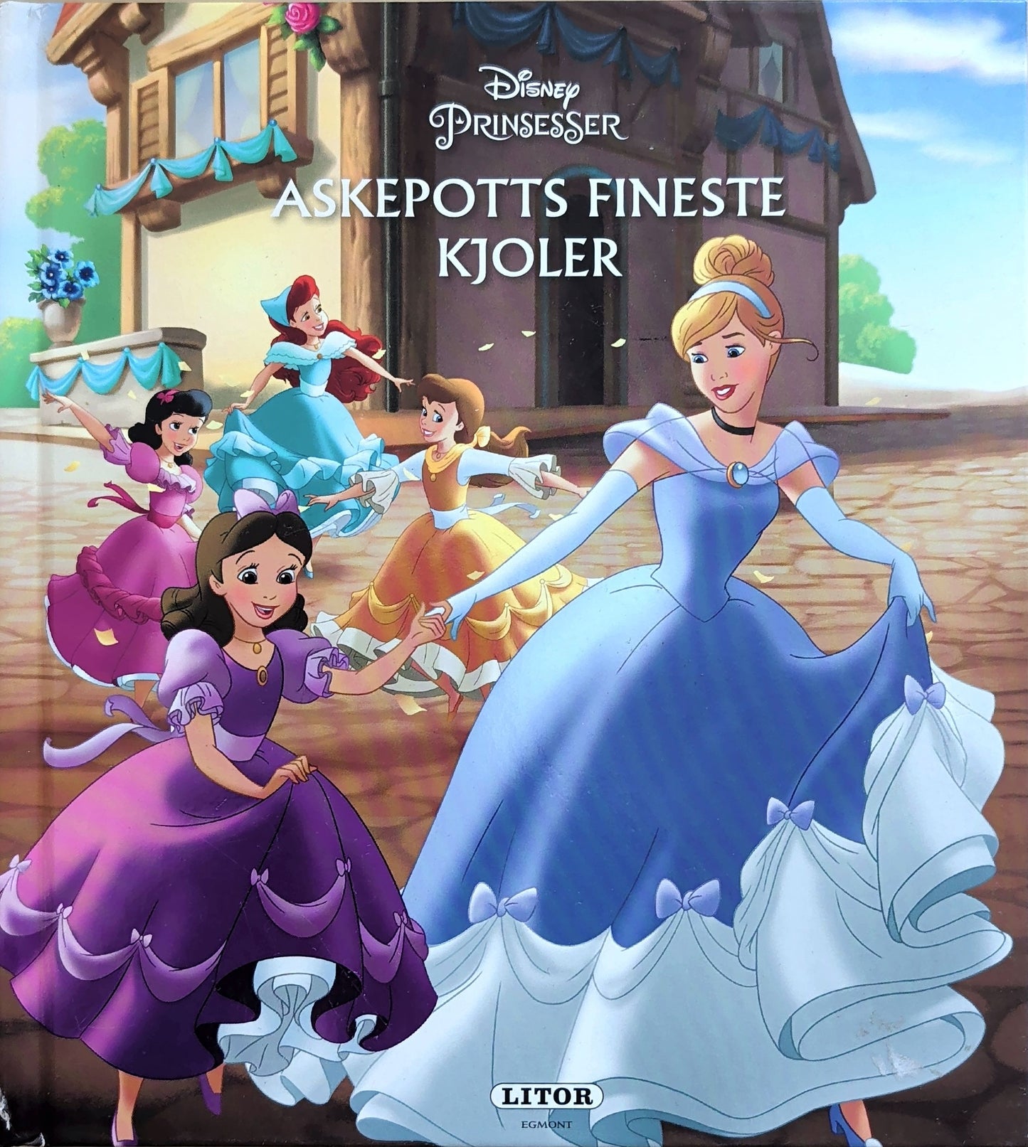 Askepotts fineste kjoler.  Disney Prinsesser-serien. Brukte bøker