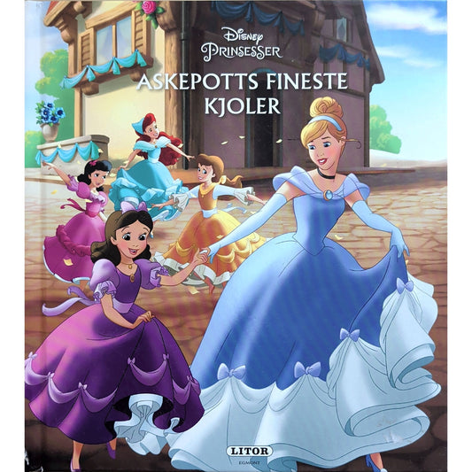 Askepotts fineste kjoler.  Disney Prinsesser-serien. Brukte bøker
