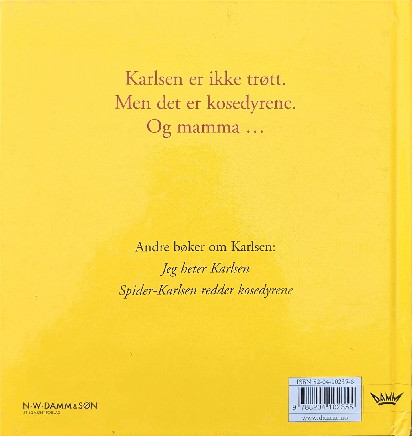Karlsen er ikke trøtt, brukte bøker av Katti Hoflin hos Inventaret