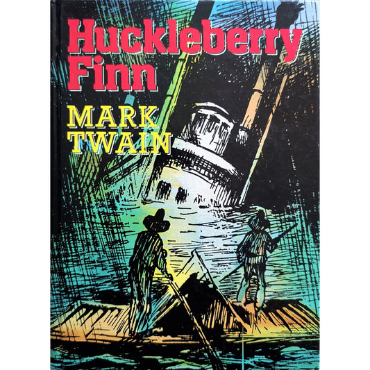 Huckleberry Finn av Mark Twain. Brukte bøker hos Inventaret