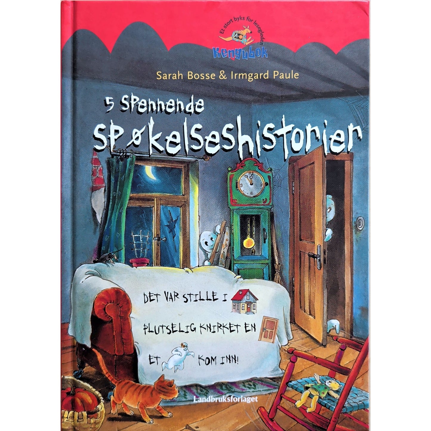 5 spennende spøkelseshostorier, brukte bøker av Sarah Bosse.