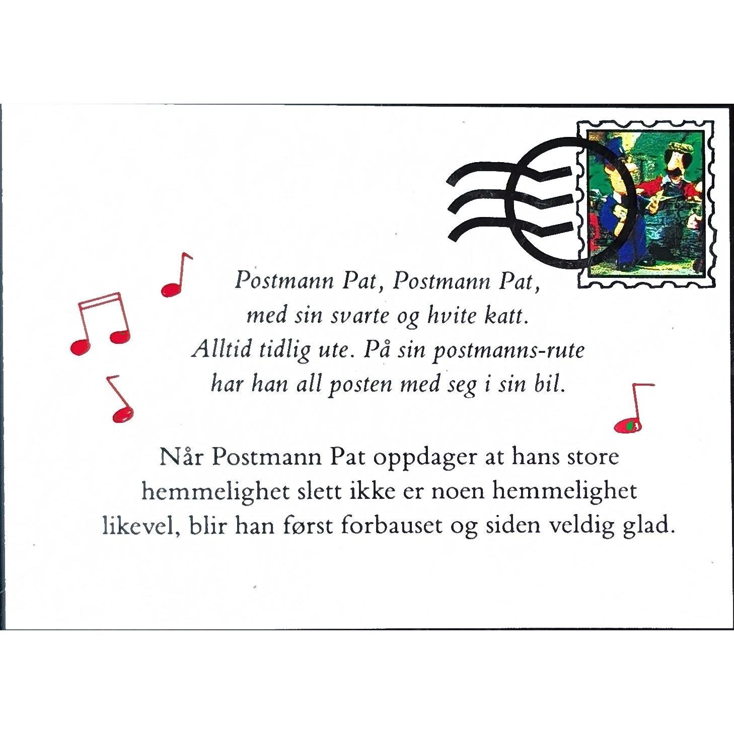 Postmann Pat og hemmeligheten. Brukte bøker av John Cunliffe