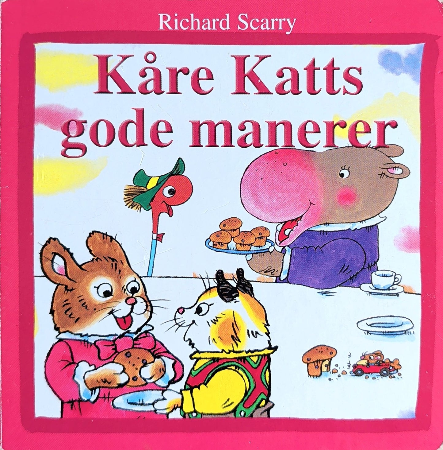 Kåre Katts gode manerer. Brukte kartonerte bøker av Richard Scarry