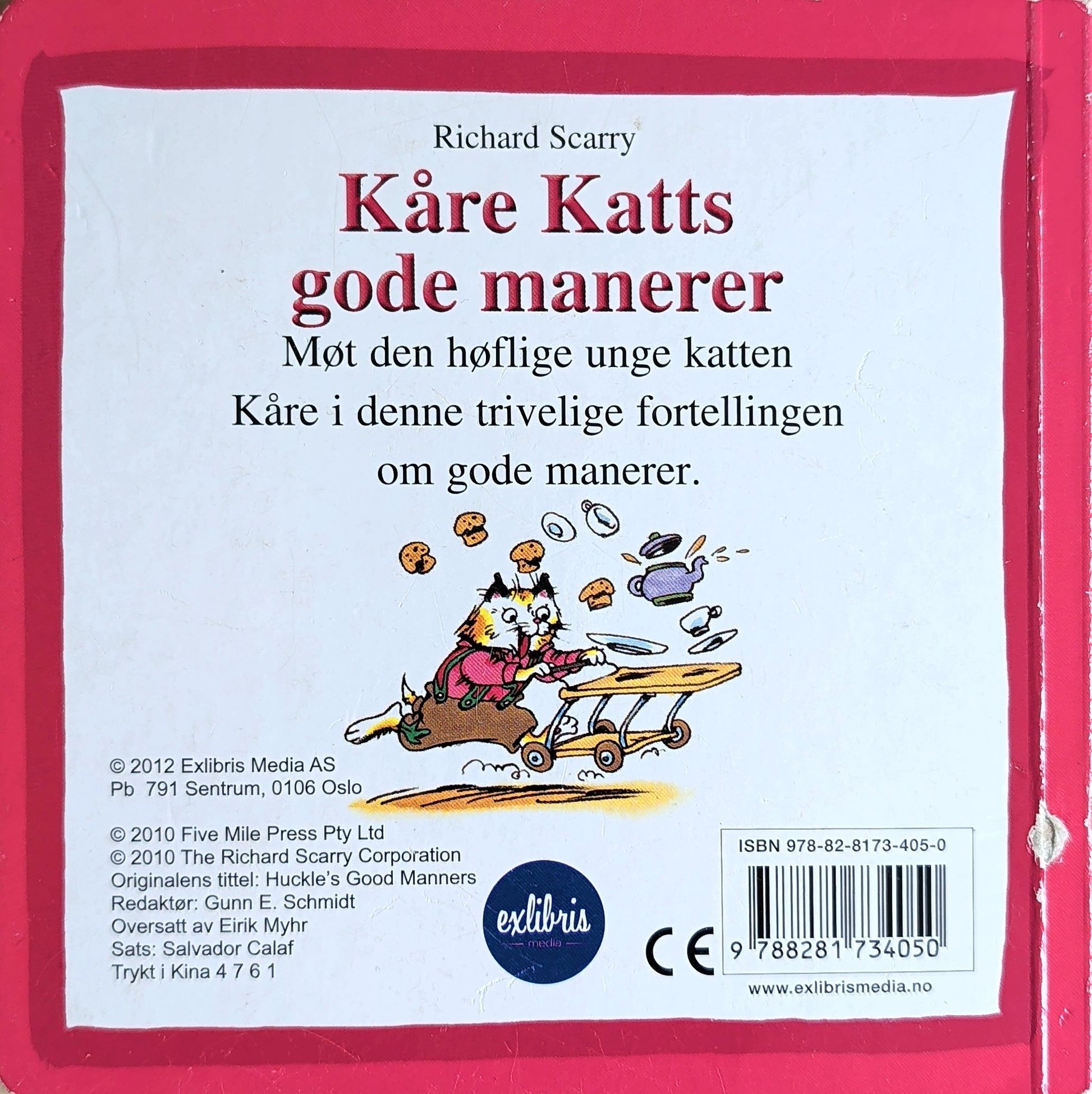 Kåre Katts gode manerer. Brukte kartonerte bøker av Richard Scarry