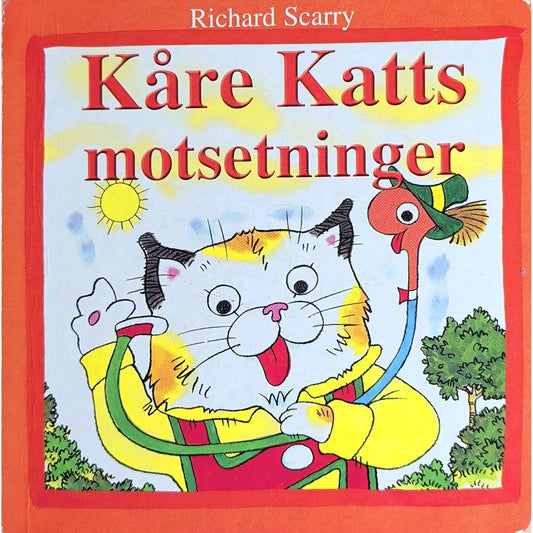 Kåre Katts motsetninger. Brukte kartonerte bøker av Richard Scarry