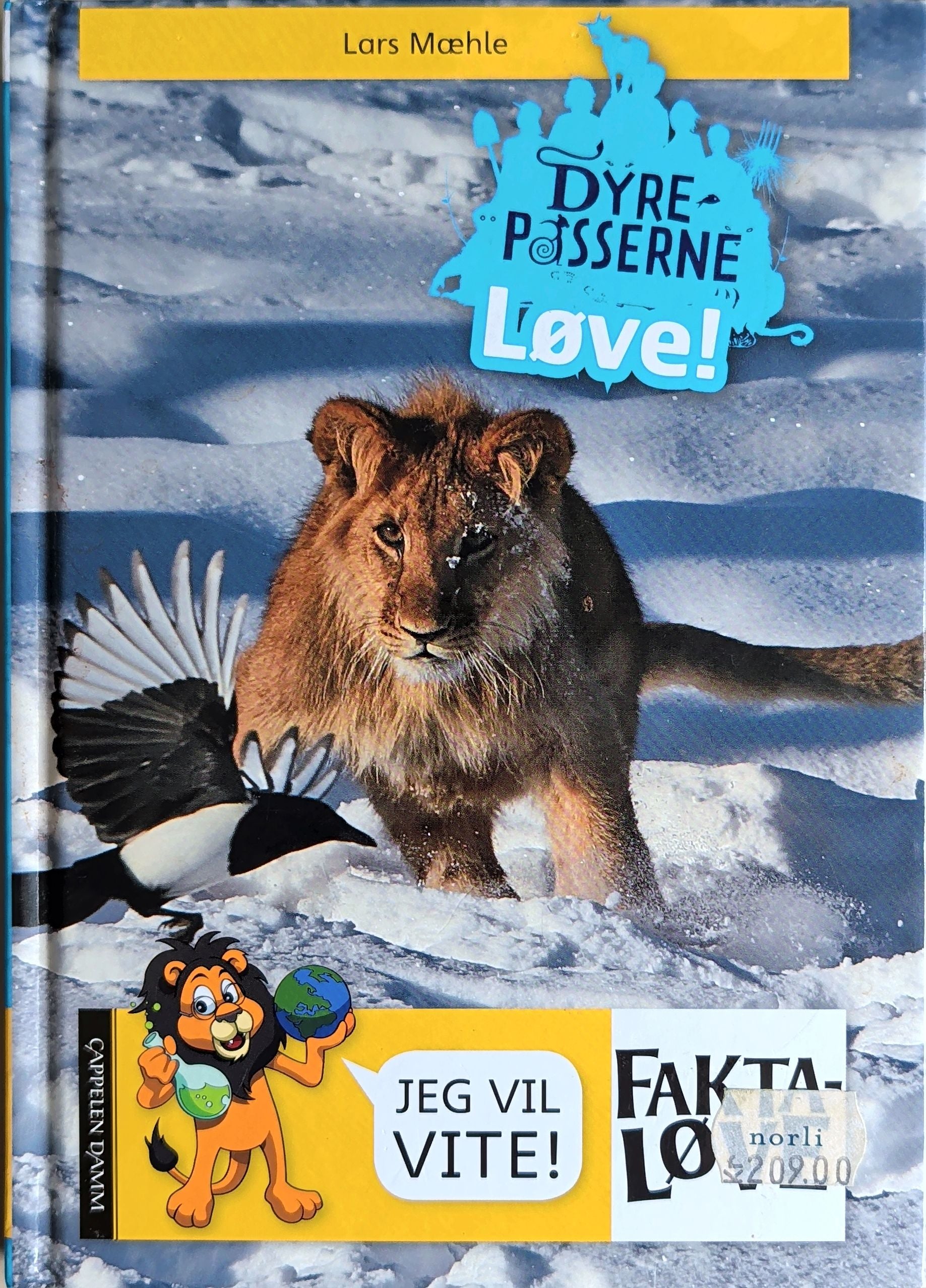 Dyrepasserne - Løve! Brukt Faktaløvebok av Lars Mæhle. Bruktbokhandel