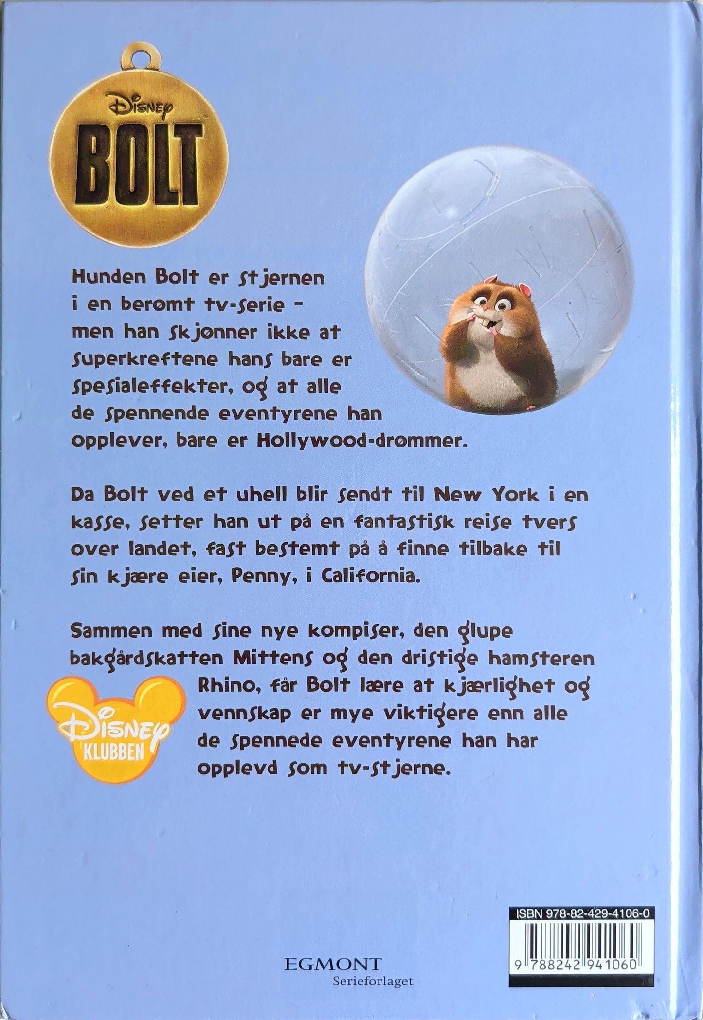 Disney: Bolt. Brukte bøker fra Disneyklubben. Inventaret bokhandel