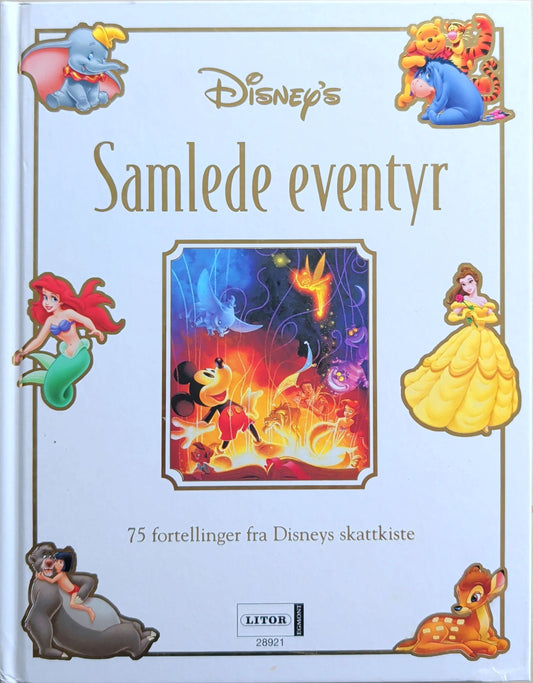 Disney's samlede eventyr, brukte bøker fra Disney. 75 fortellinger