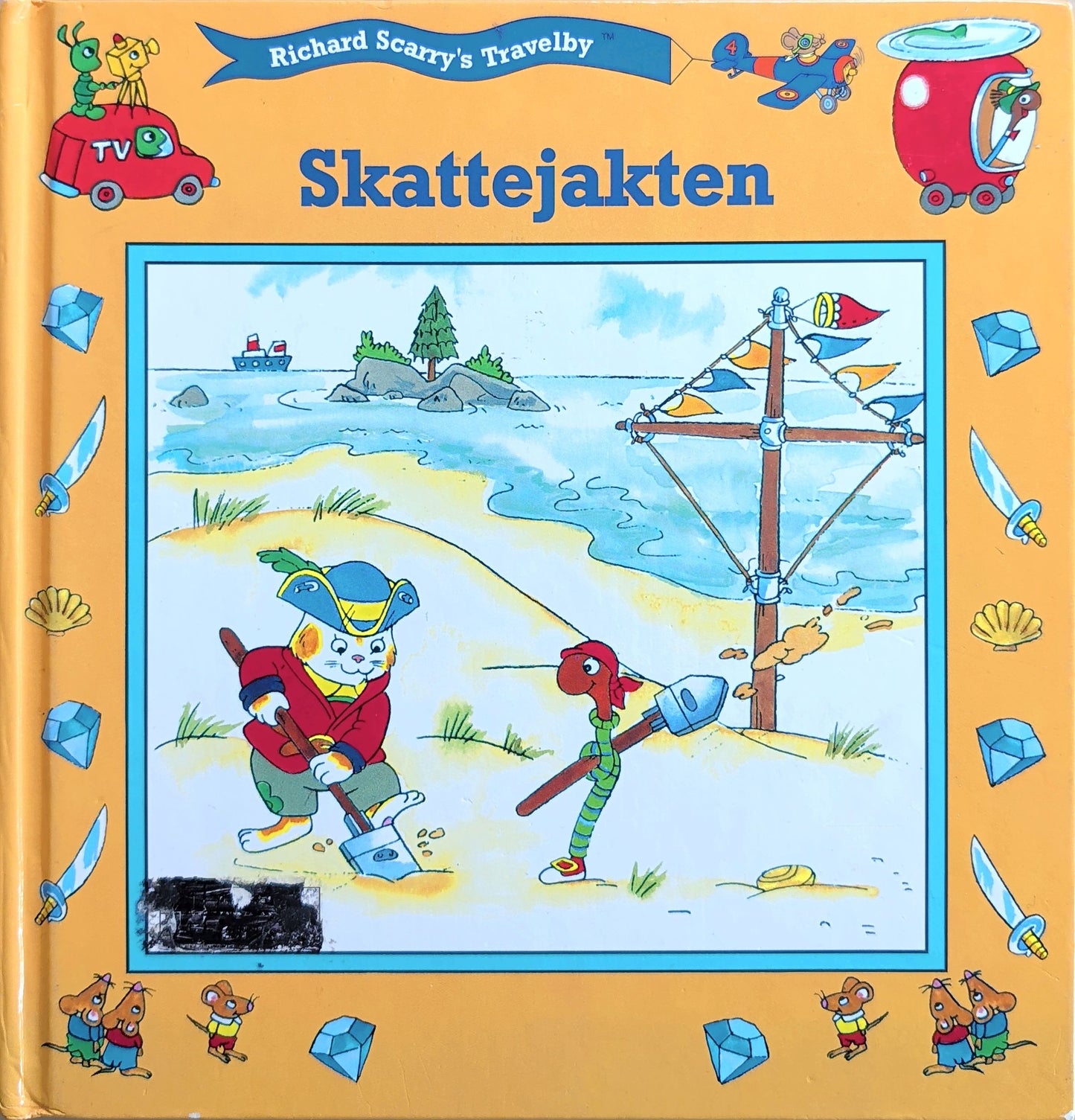 Richard Scarry's Travleby: Skattejakten- Brukte bøker