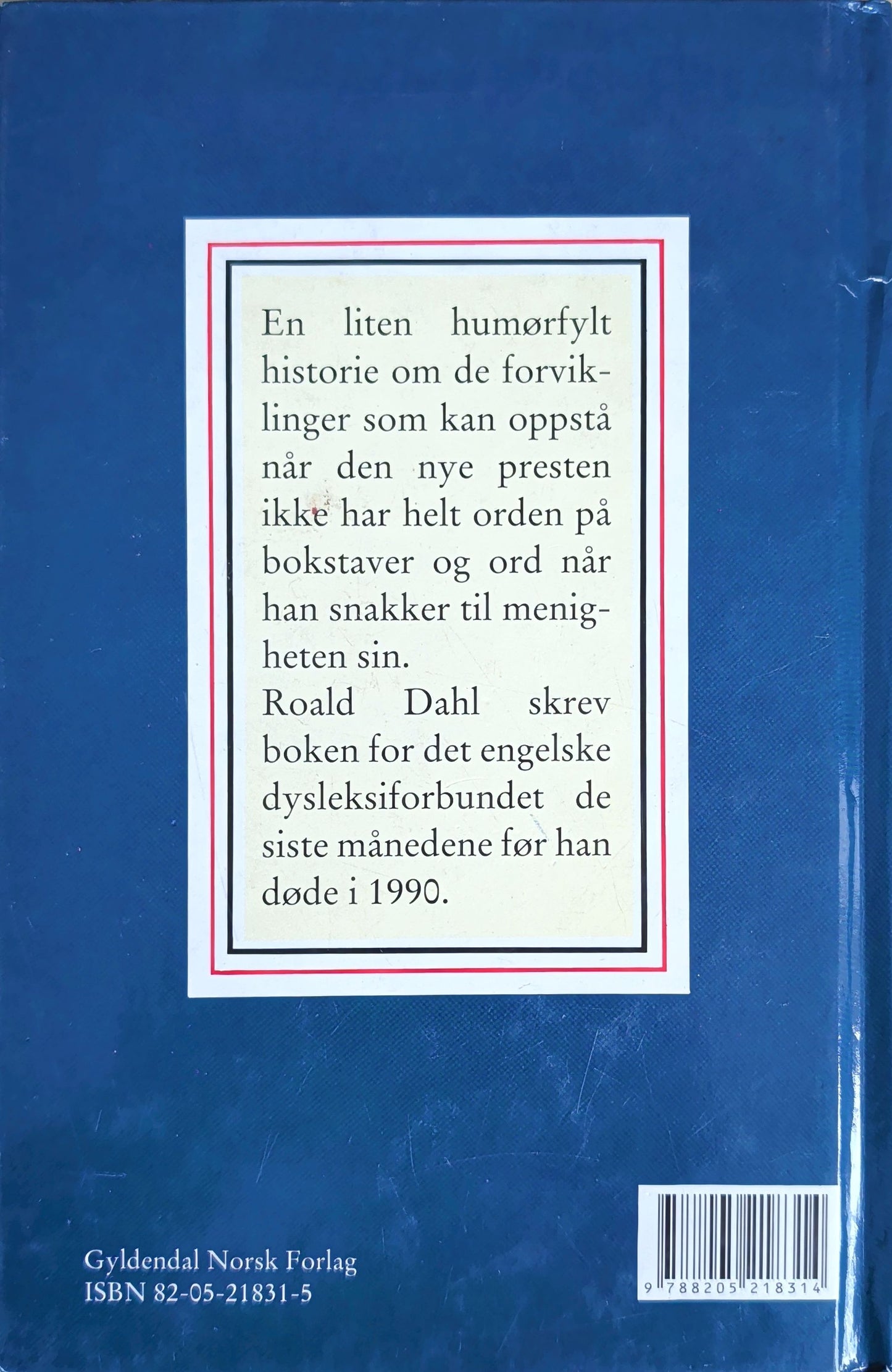 Presten i Nibbleswicke. Brukte bøker av Roald Dahl og Quentin Blake