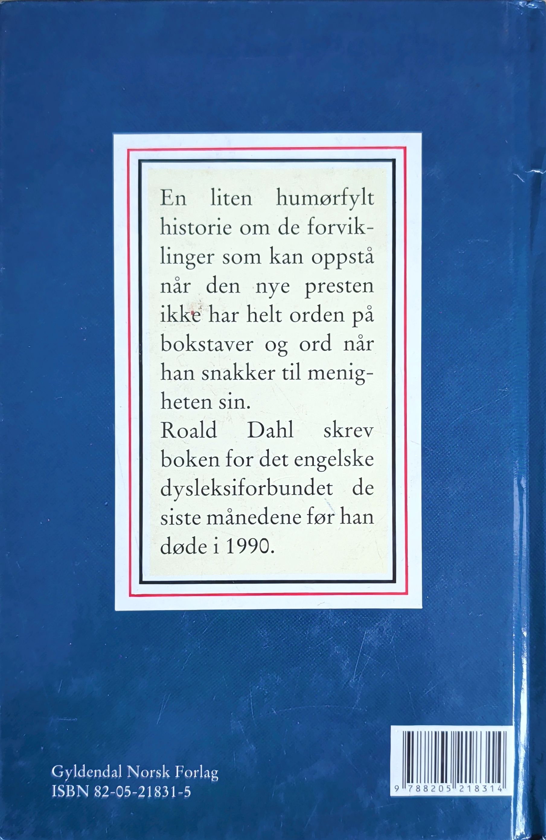 Presten i Nibbleswicke. Brukte bøker av Roald Dahl og Quentin Blake