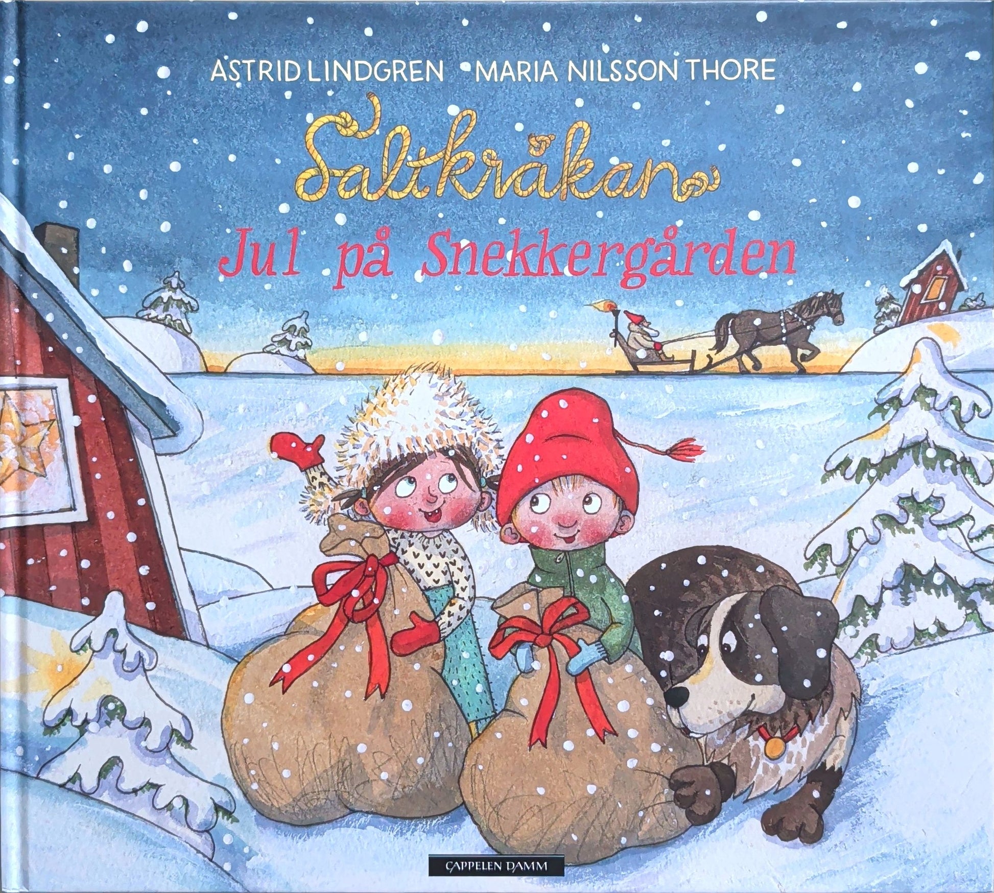 Saltkråkan - Jul på Snekkergården, brukte bøker av Astrid Lindgren