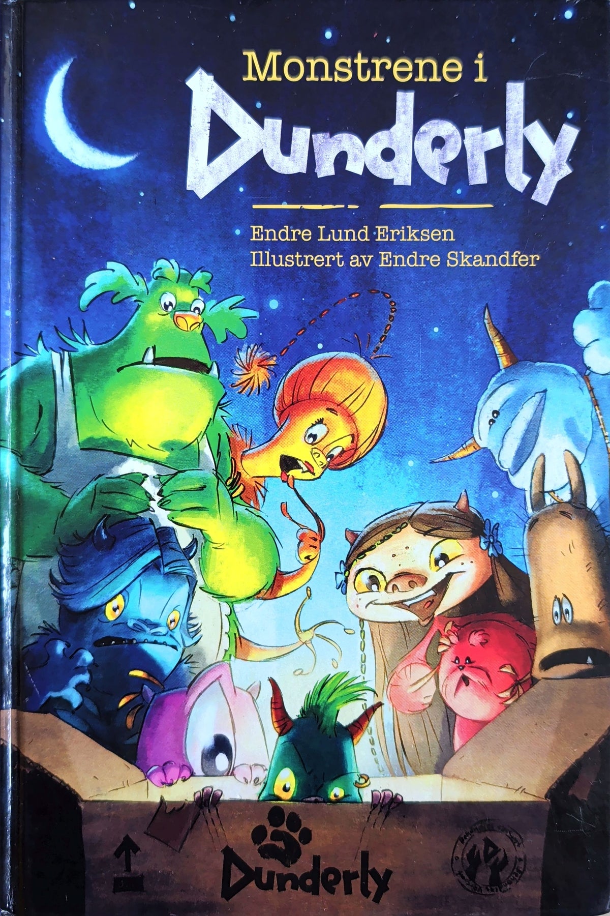 Dunderly - Monstrene i Dunderly. Brukte bøker av Endre Lund Eriksen