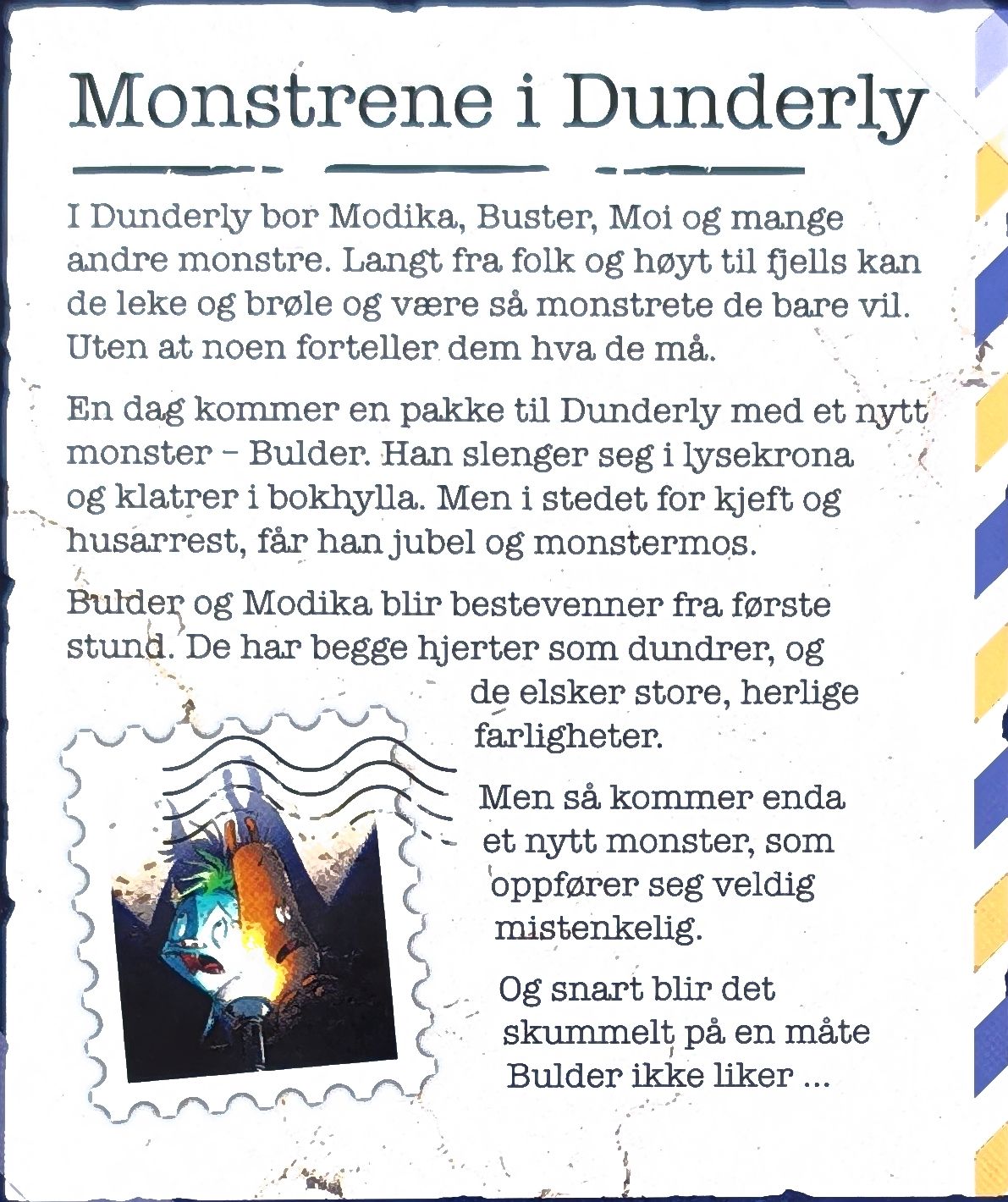Dunderly - Monstrene i Dunderly. Brukte bøker av Endre Lund Eriksen