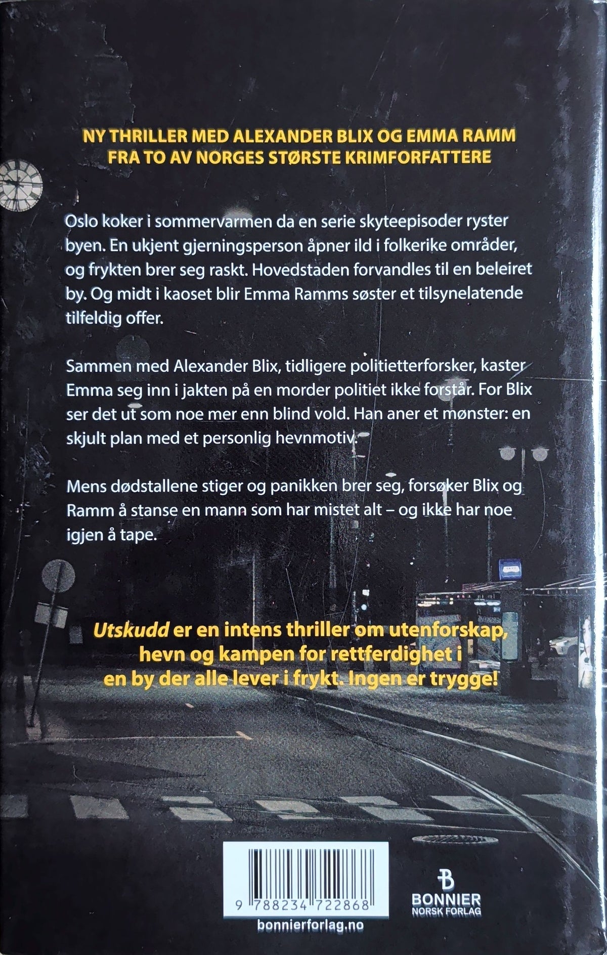 Utskudd, brukte krimbøker av Jørn Lier Horst og Thomas Enger