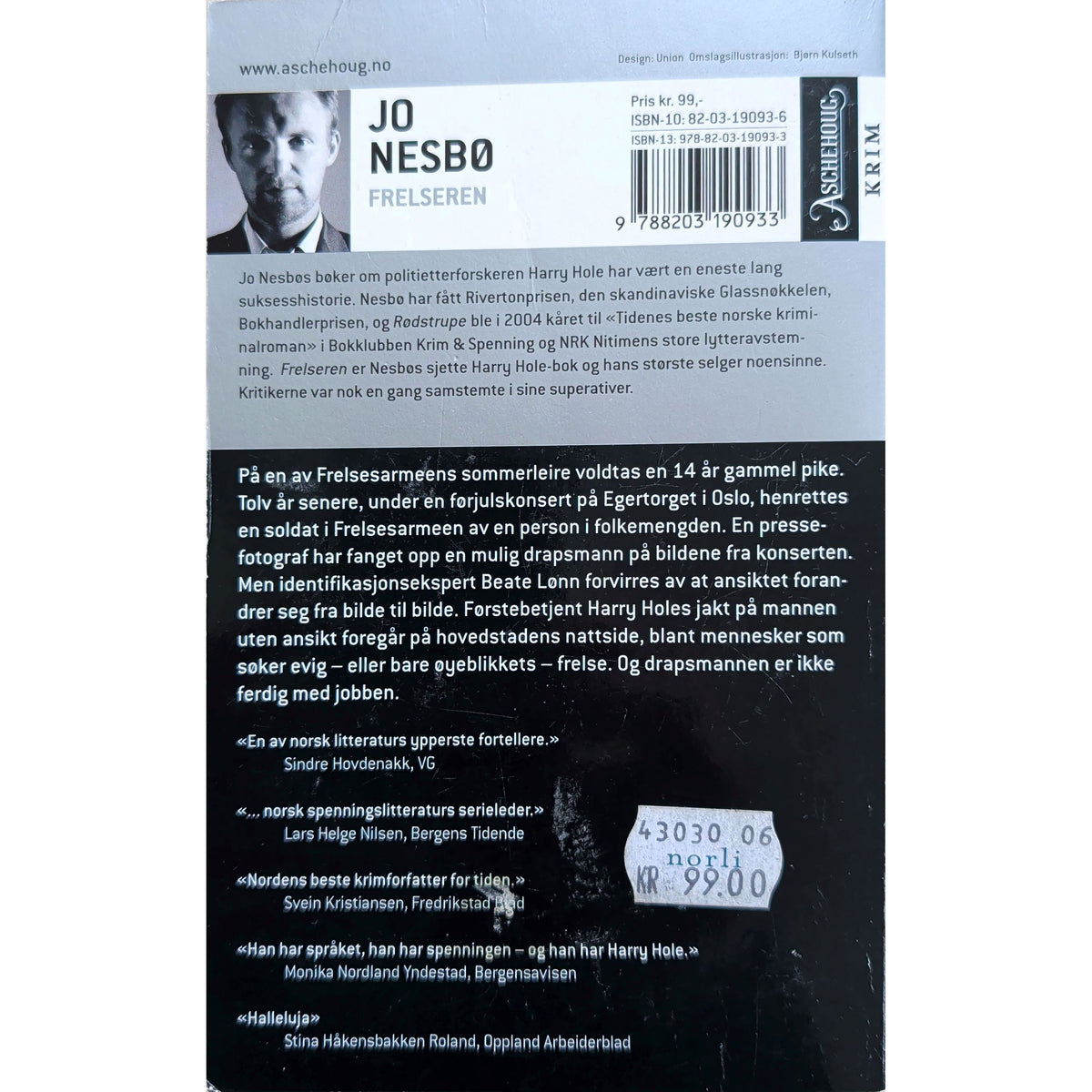Frelseren - Harry Hole 6, brukte bøker av Jo Nesbø