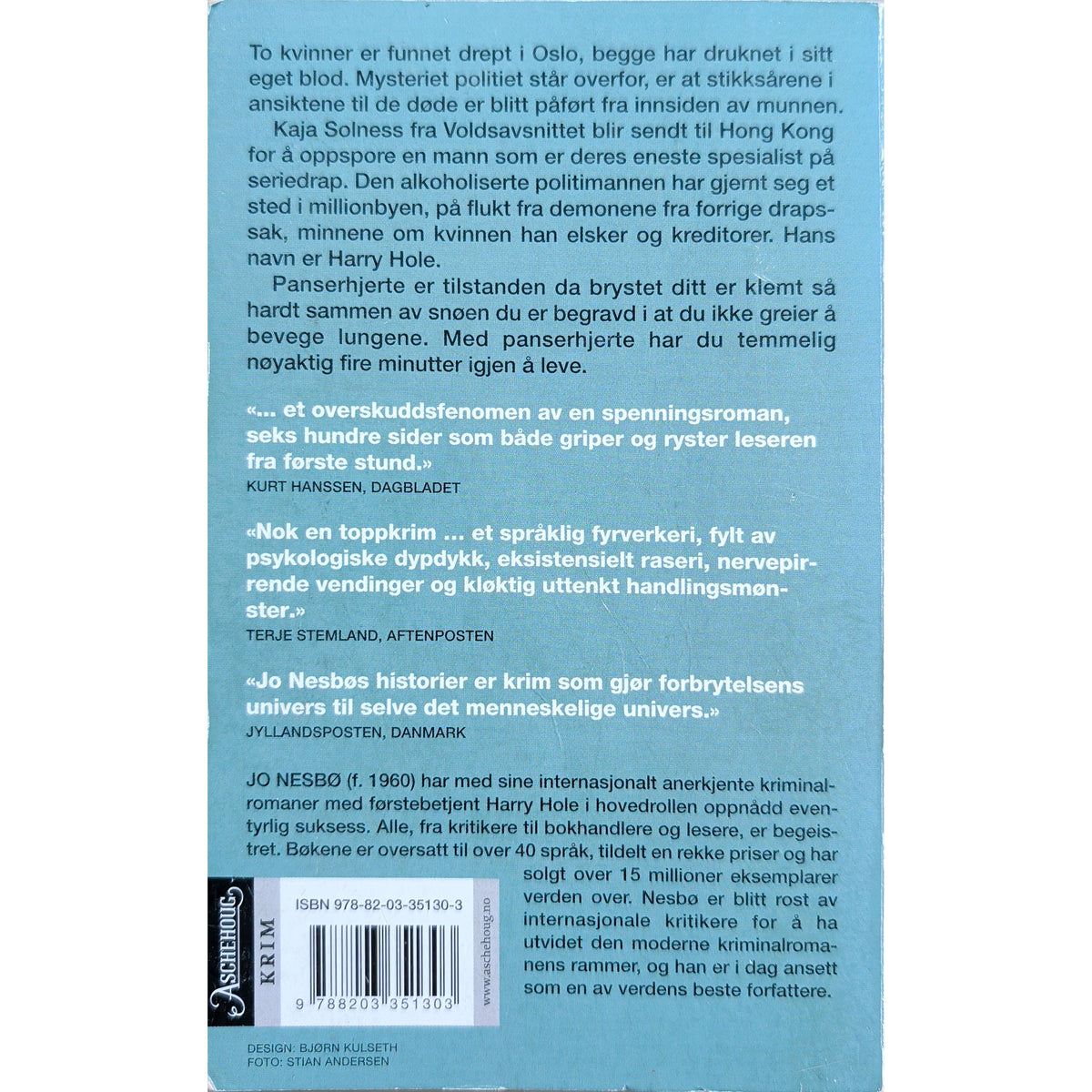 Panserhjerte - Harry Hole 8 - Brukte bøker av Jo Nesbø