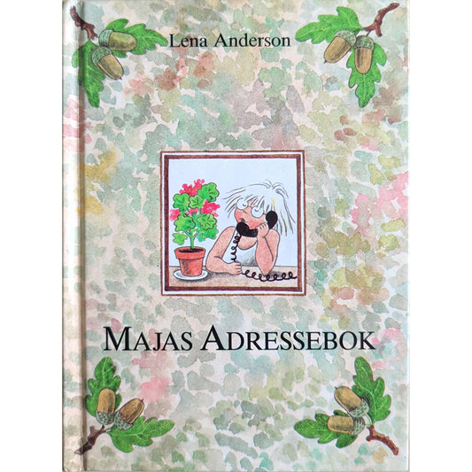 Majas adressebok, brukte bøker illustrert av Lena Anderson