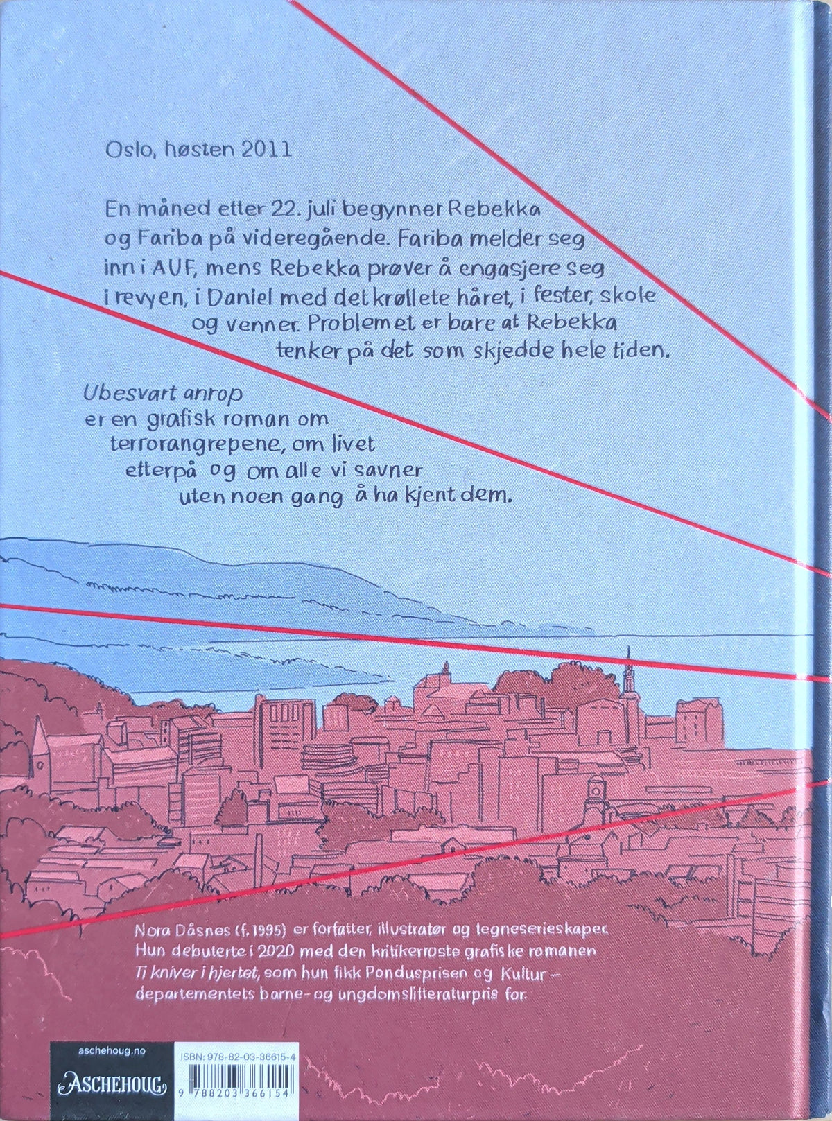 Ubesvart anrop, brukte bøker av Nora Dåsnes. Grafisk roman