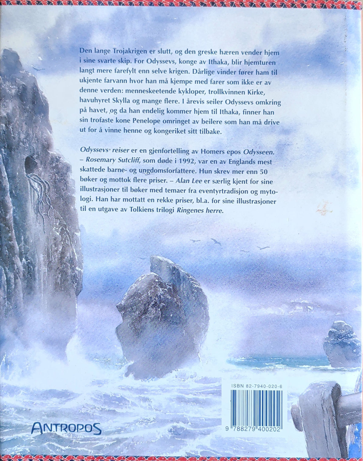 Odyssevs´ reiser. Historien fra Odysseen. Brukte bøker av Rosemary Sutcliff