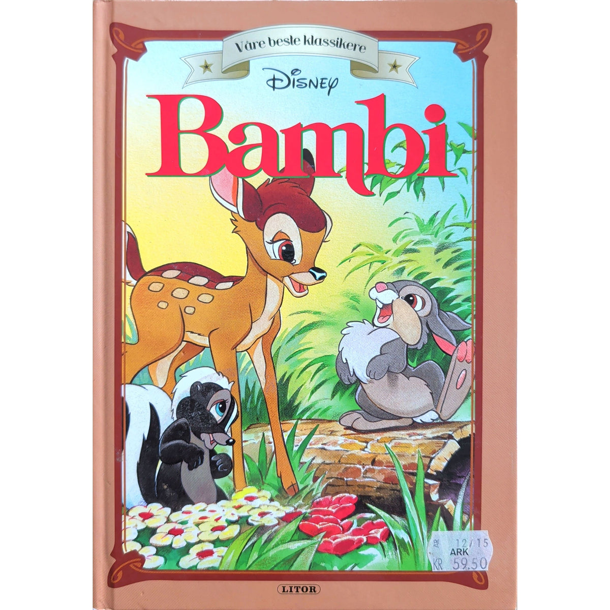 Disney: Bambi. Brukte bøker fra Donald Duck's bokklubb