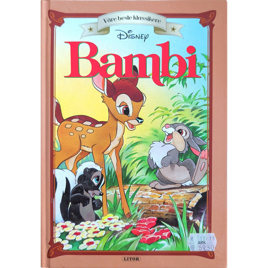 Disney: Bambi. Brukte bøker fra Donald Duck's bokklubb