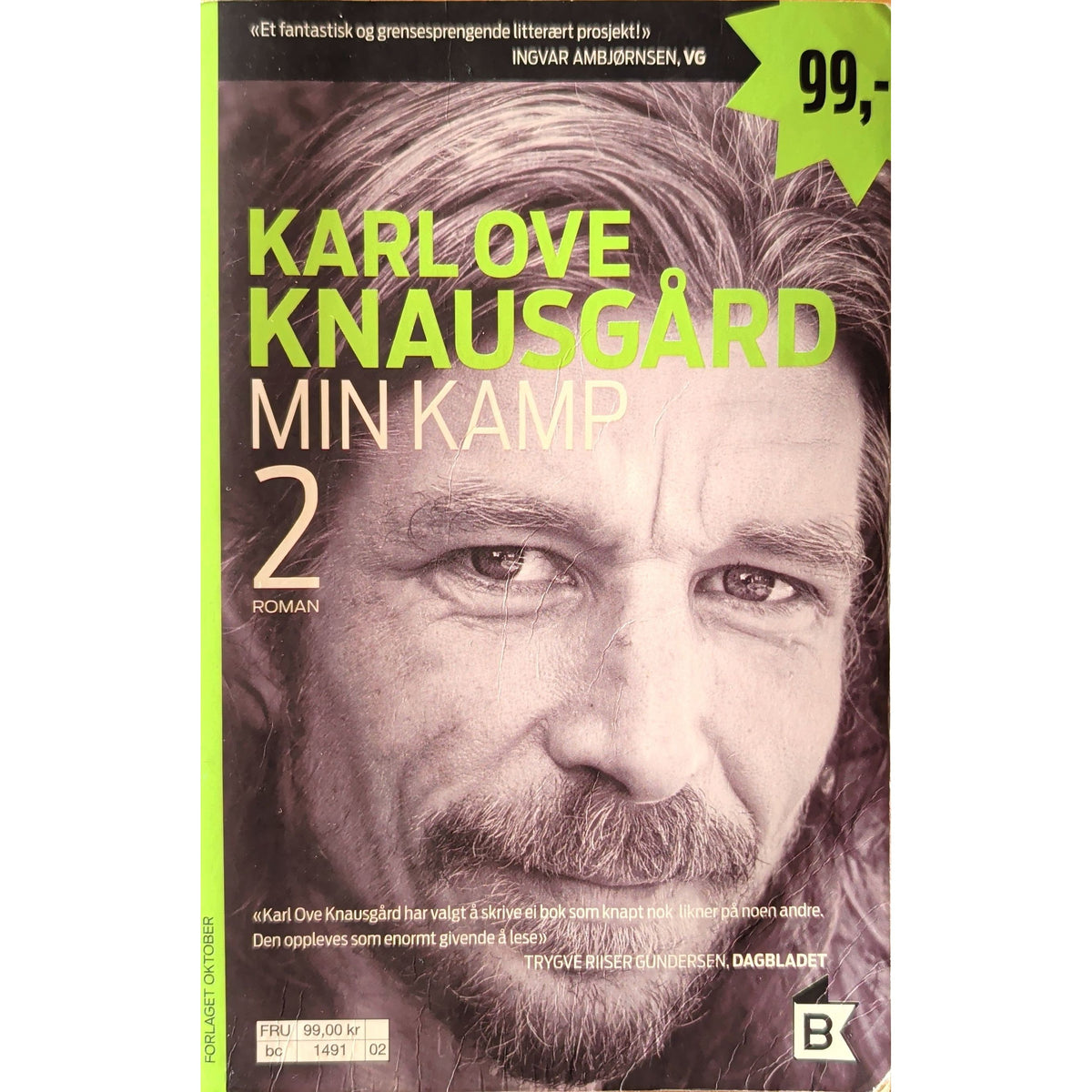Min kamp 2, brukte bøker av Karl Ove Knausgård