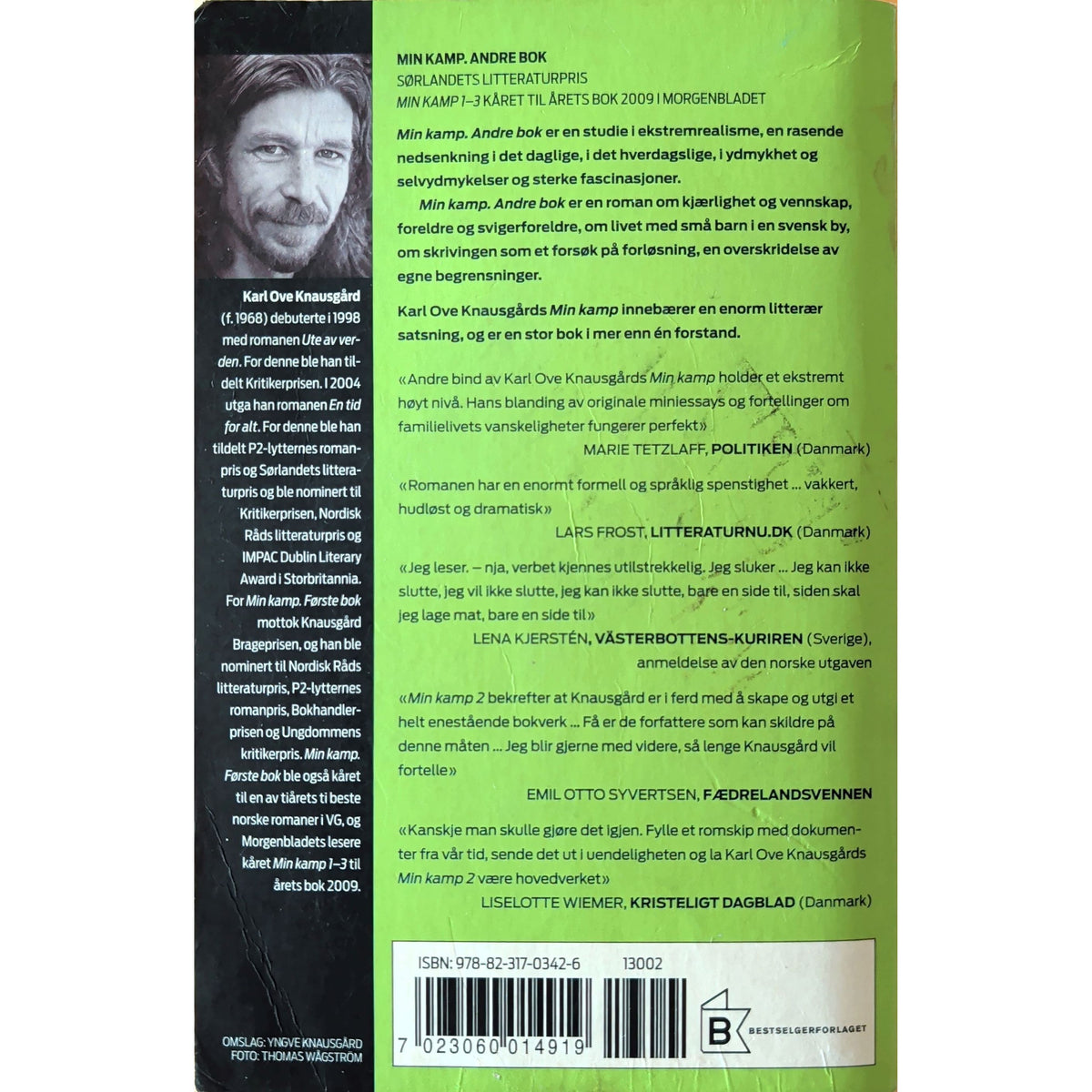 Min kamp 2, brukte bøker av Karl Ove Knausgård