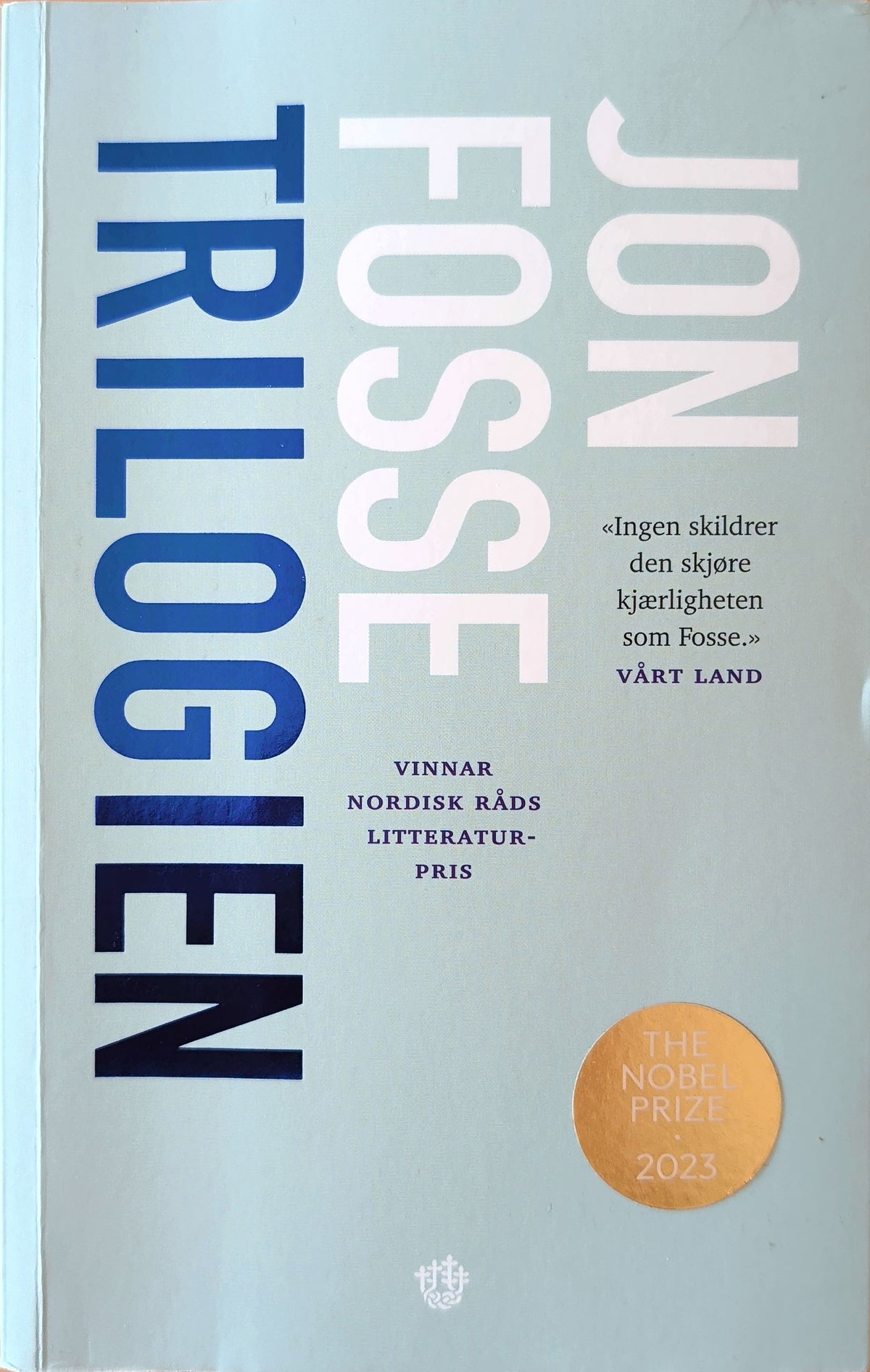 Trilogien. Brukte bøker av Jon Fosse. Inventaret bokhandel