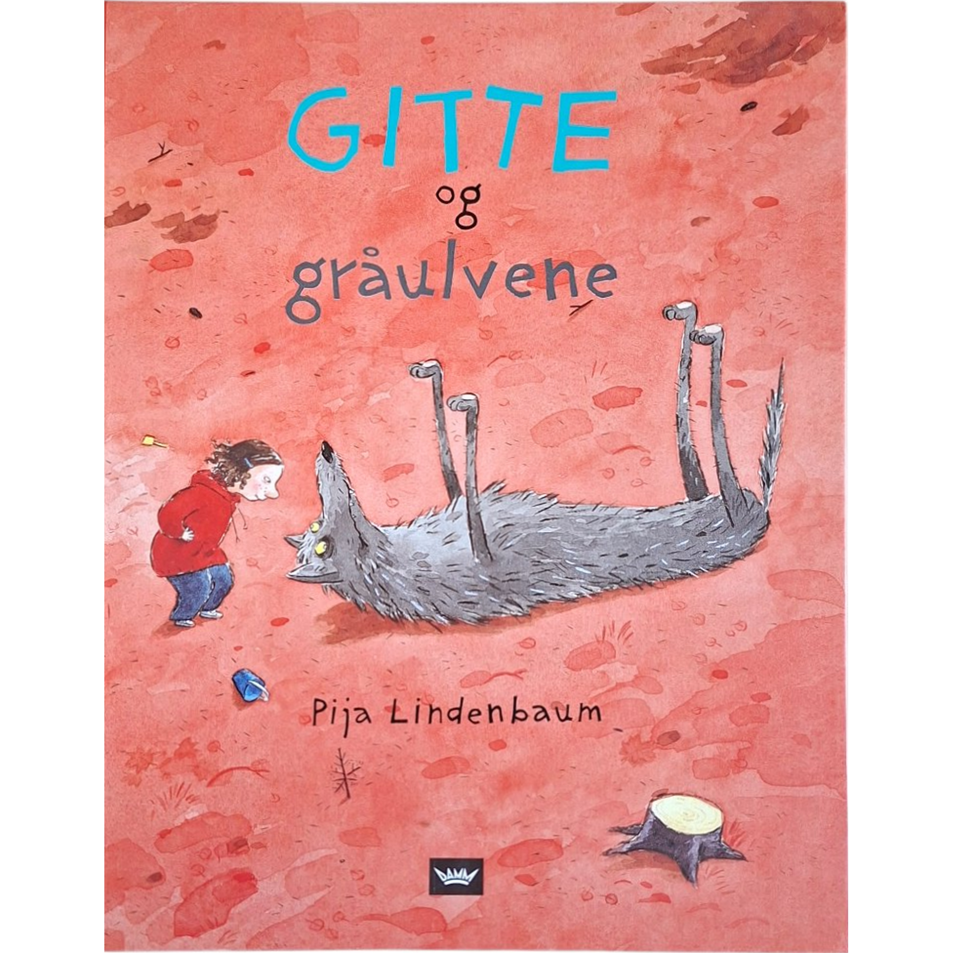 Gitte og gråulvene, brukte bøker av Pija Lindenbaum