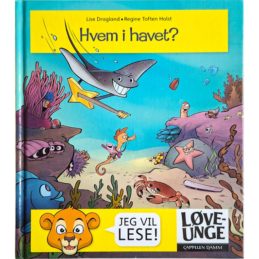 Hvem i havet?, brukte bøker av Lise Dragland. Løveunge