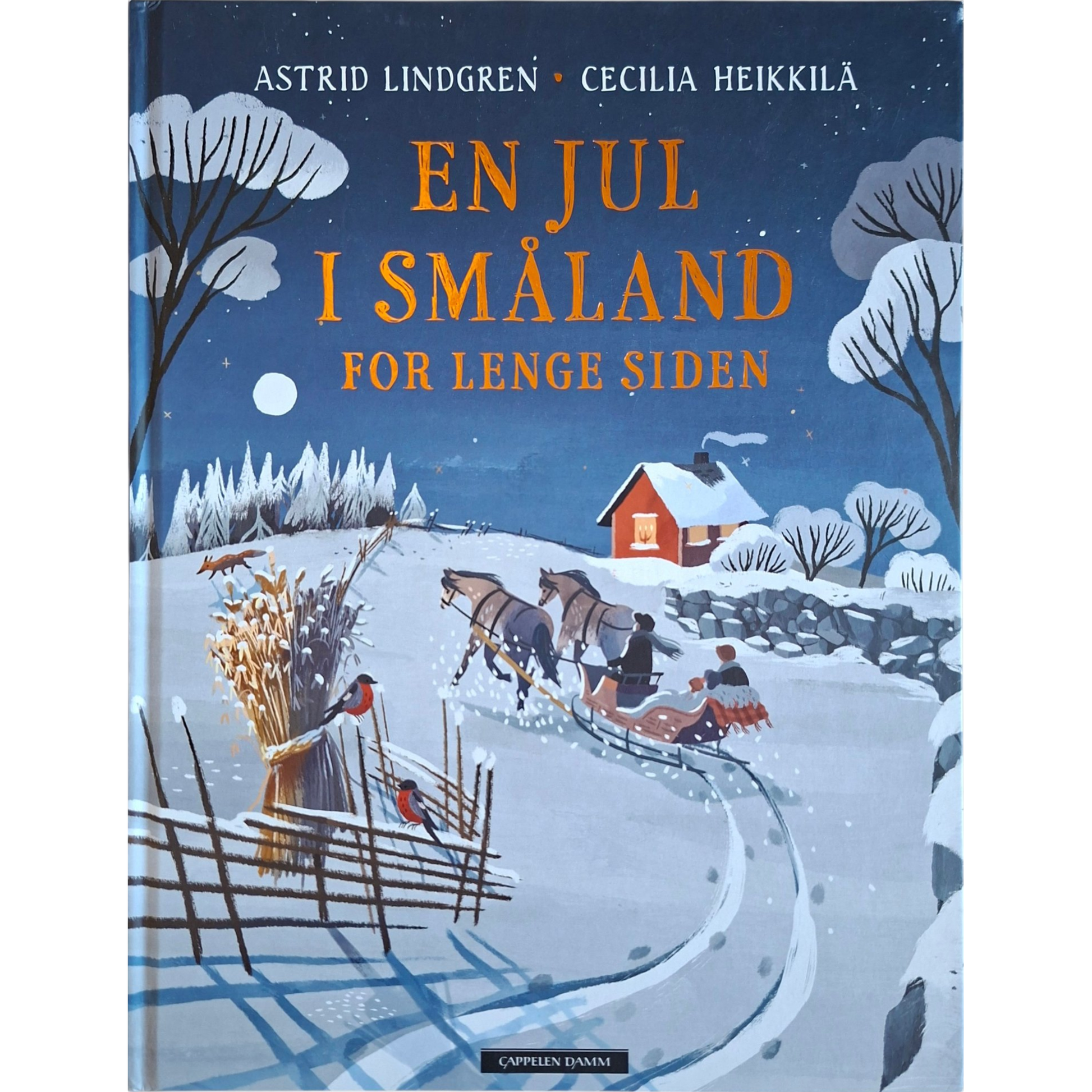 En jul i Småland for lenge siden, brukte bøker av Astrid Lindgren og Cecilia Heikkilä