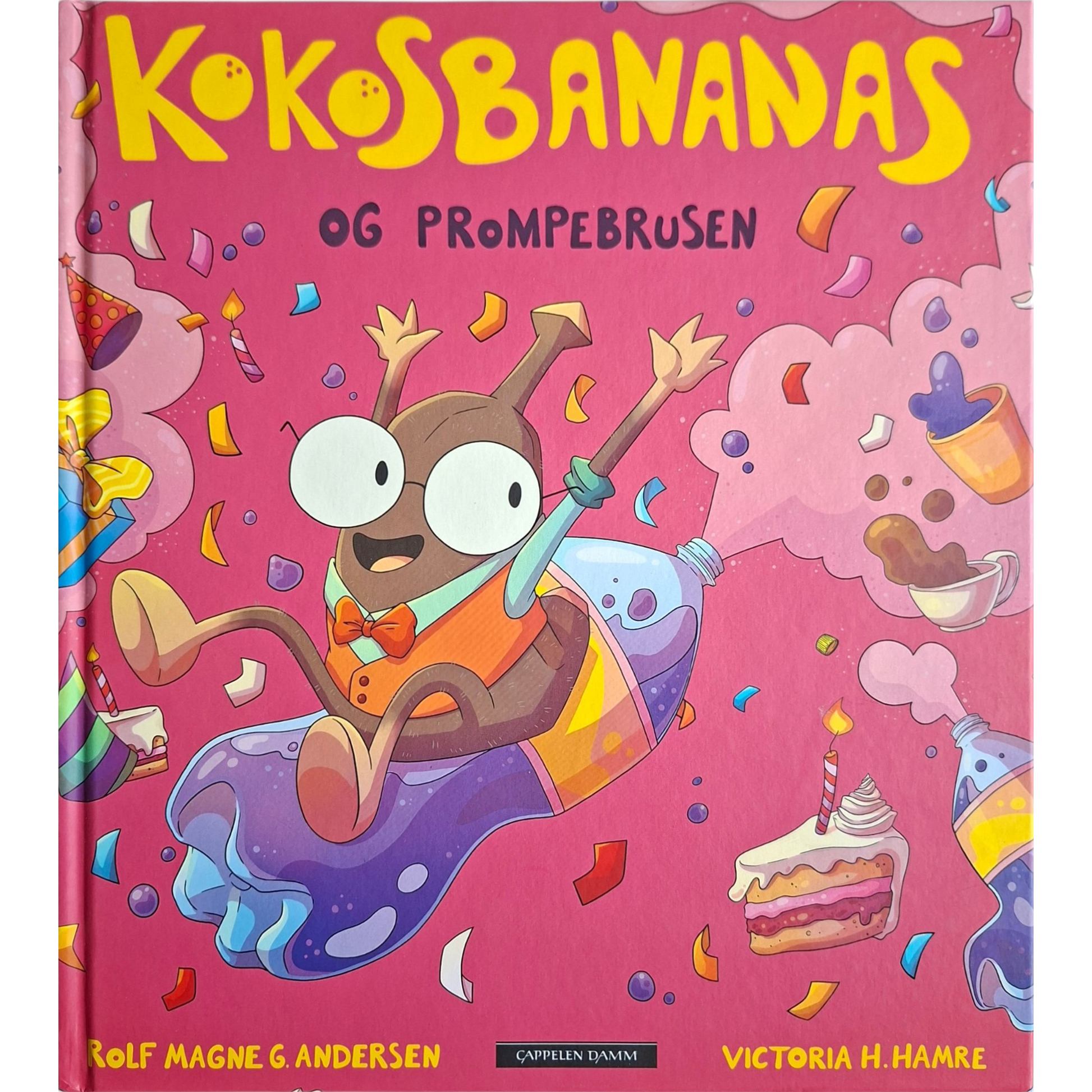 Brukte barnebøker av Rolf Magne G. Andersen: Kokosbananas og prompebrusen