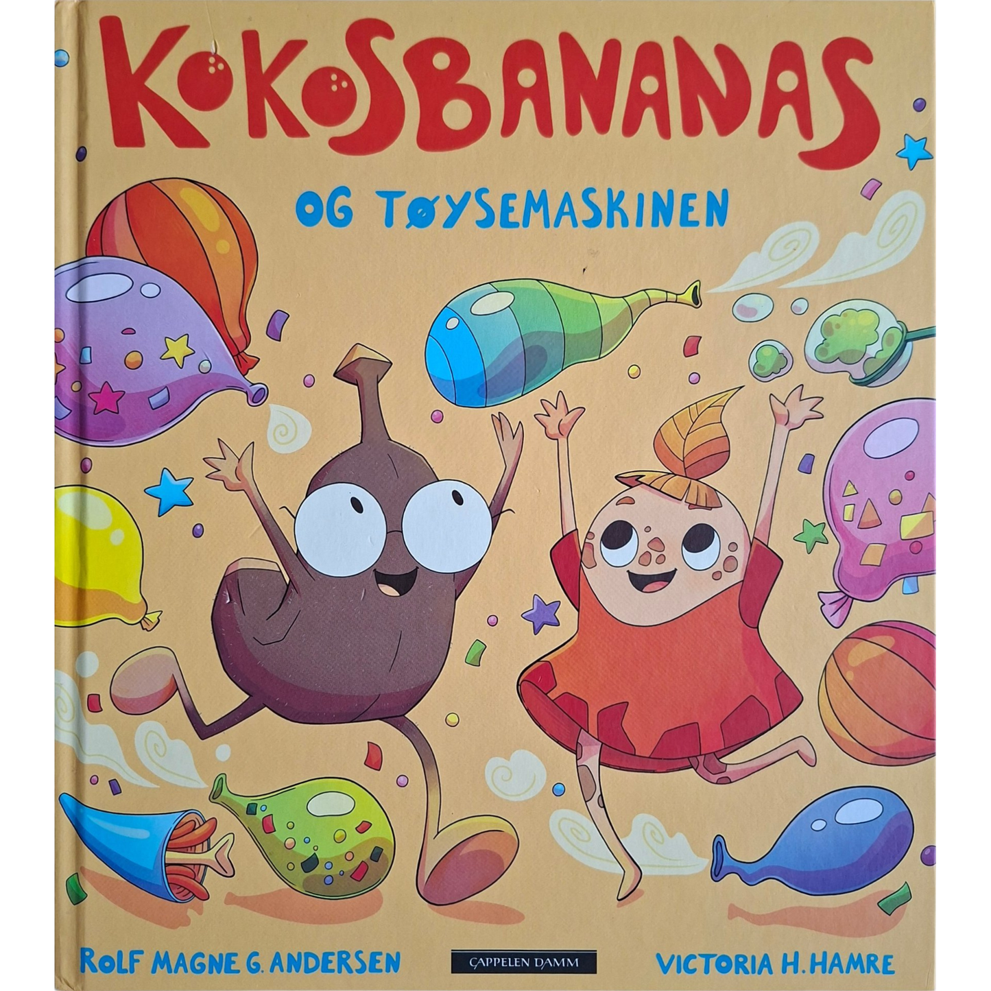 Brukte barnebøker av Rolf Magne G. Andersen: Kokosbananas og tøysemaskinen