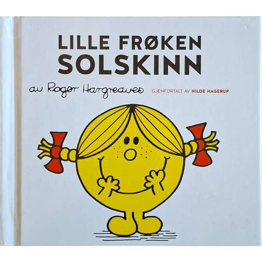 Lille Frøken Solskinn, brukte bøker av Roger Hargreaves og Hilde Hagerup