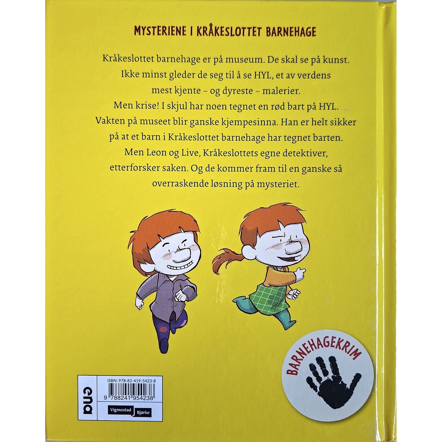 Mæhle, Lars: Mysteriene i Kråkeslottet barnehage - Hvem tegnet bart på maleriet?