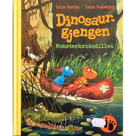 Dinosaurgjengen 11 - Monsterkrokodillen, brukte bøker av Lars Mæhle og Lars Rudebjer