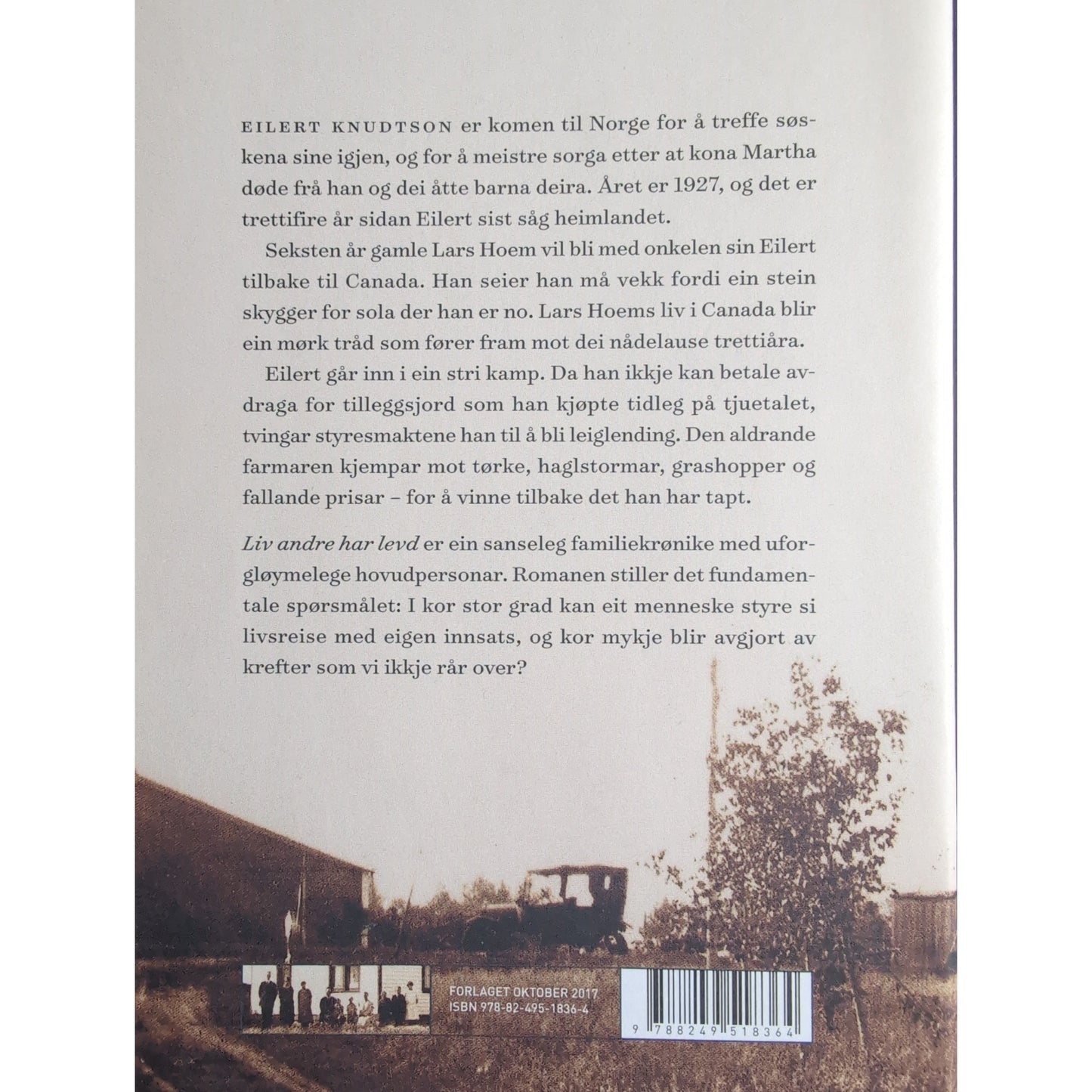 Hoem, Edvard: Familien fra Rekneslia 4 - Liv andre har levd