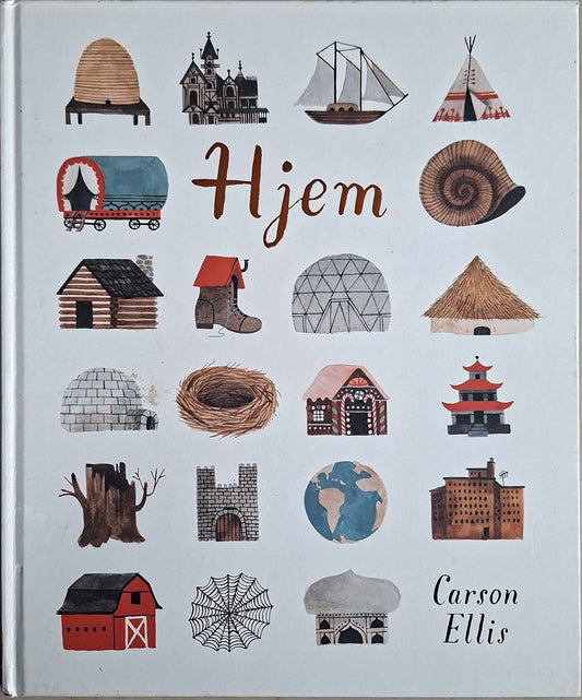 Hjem, brukte bøker av Carson Ellis