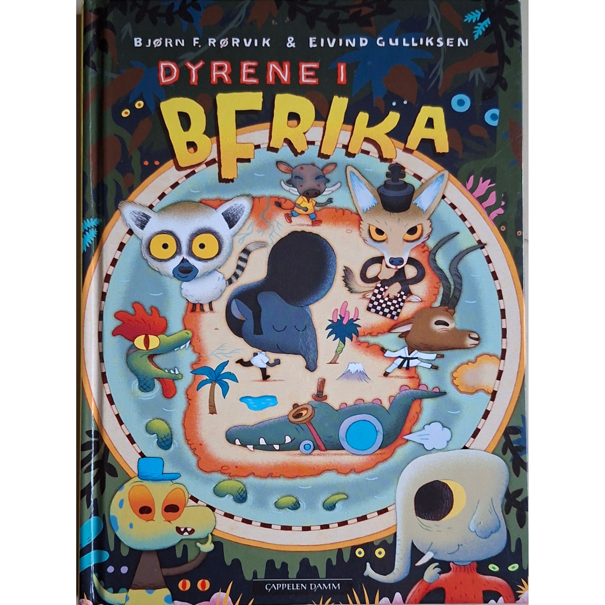 Dyrene i Bfrika. Brukte bøker av Bjørn F. Rørvik