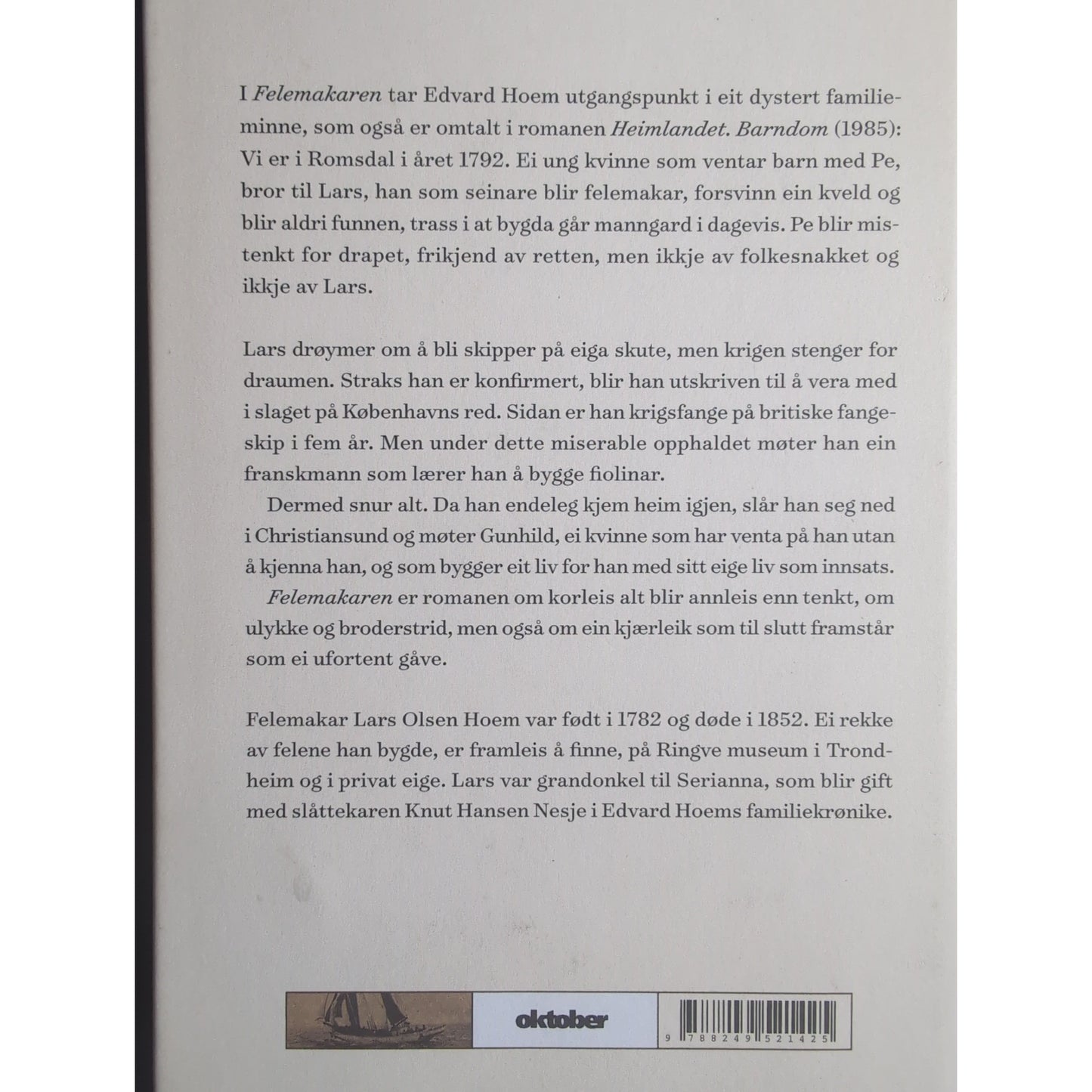 Hoem, Edvard: Familien fra Rekneslia 5 - Felemakaren